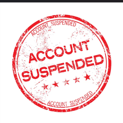 Suspended account �